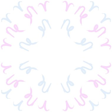 Soyut basit burçların kusursuz deseni, vektör illüstrasyonu