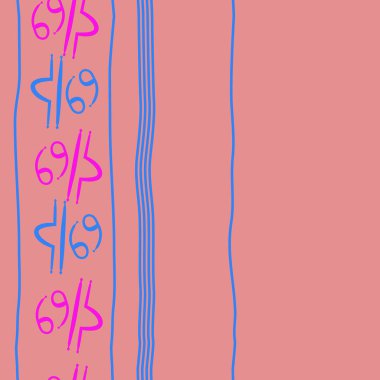 Zodiac Signs Dikişsiz desen. Vektör Illustration