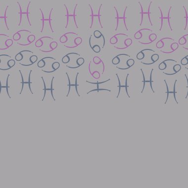 Soyut basit burçların kusursuz deseni 