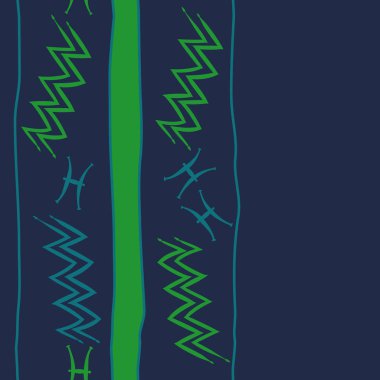 Zodiac Signs Dikişsiz desen-balık, kova. Vektör Illustration