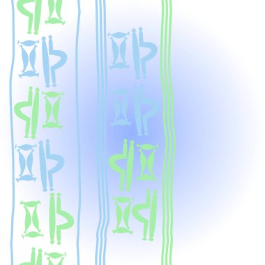 Soyut basit zodyak süsleme Dikişsiz desen