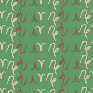 Soyut basit burç süslerinin kusursuz deseni