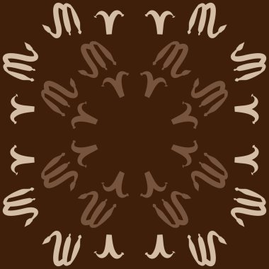 desen arka plan, Zodiac Signs 