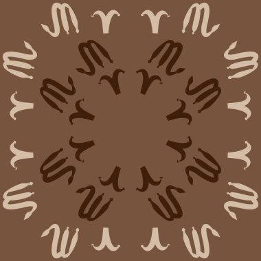 desen arka plan, Zodiac Signs 