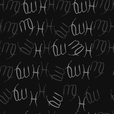 Soyut basit zodyak süsleme Dikişsiz desen