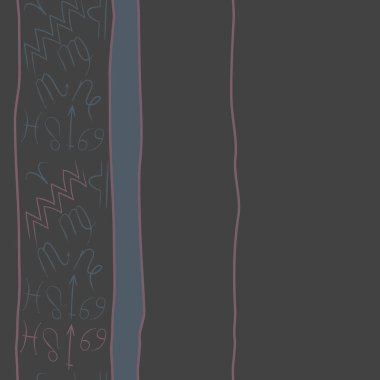 desen arka plan, Burç işaretleri ile vektör deseni 