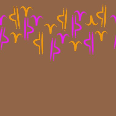 Zodiac Signs Dikişsiz desen. Vektör Illustration