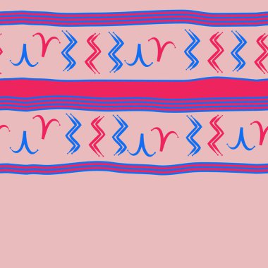 Soyut basit zodyak süsleme Dikişsiz desen