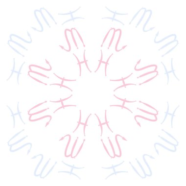 Akrep, oğlak burçlarının dikişsiz deseni. Vektör çizimi