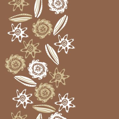 dikişsiz deniz deseni, sadece vektör illüstrasyon