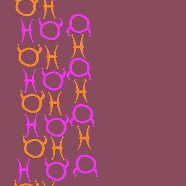 farklı sembollerle kesintisiz vektör arka planı