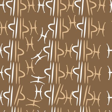 Soyut basit zodyak süsleme Dikişsiz desen