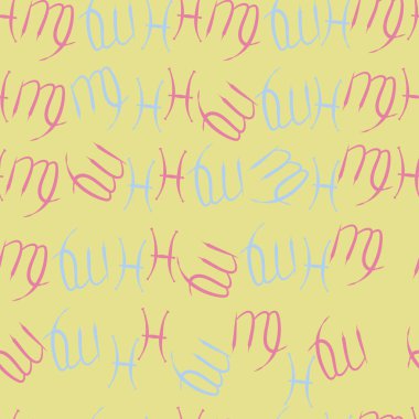 desen arka plan, Zodiac Signs 