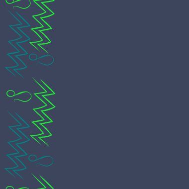 Soyut basit dalgalar süs dikişsiz desen