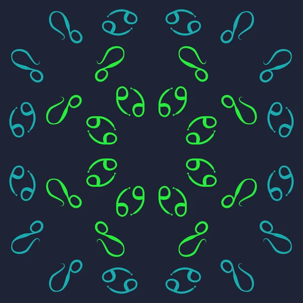 desen arka plan, Zodiac Signs 