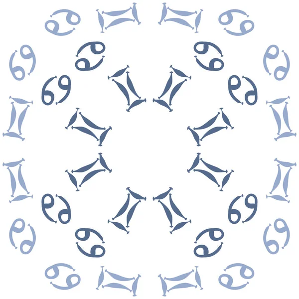 Soyut basit zodyak süsleme Dikişsiz desen