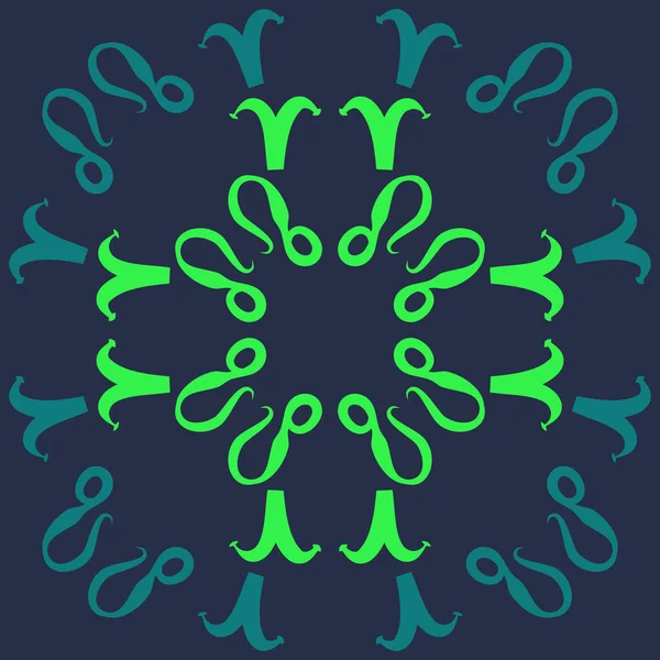 Nahtlose Abstrakte Muster Mit Tierkreiszeichen Vektorillustration — Stockvektor