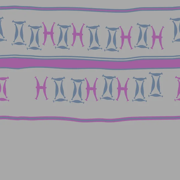 Безшовний Візерунок Знаків Зодіаку Риби Дорогоцінні Камені Векторні Ілюстрації — стоковий вектор