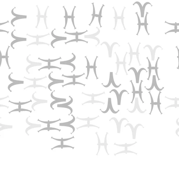 Бесшовный Рисунок Абстрактного Простого Зодиакального Орнамента — стоковый вектор