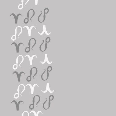 soyut burçlar vektör illüstrasyon, ortaya çıkan ve Aslan, uzay arka plan kopyalamak