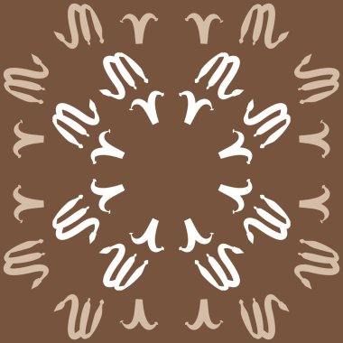 desen arka plan, Zodiac Signs 