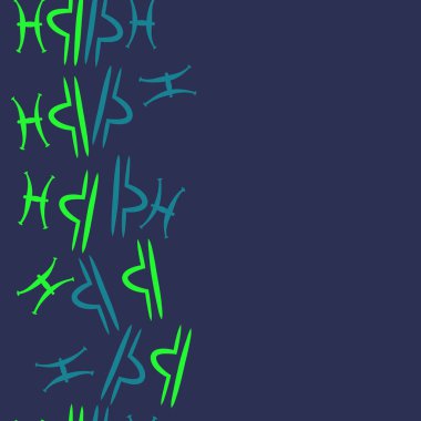 Soyut basit zodyak süsleme Dikişsiz desen