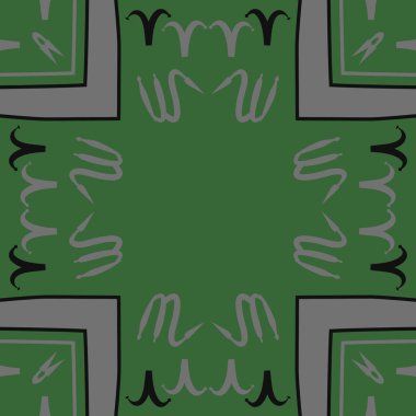 Soyut basit zodyak süsleme Dikişsiz desen