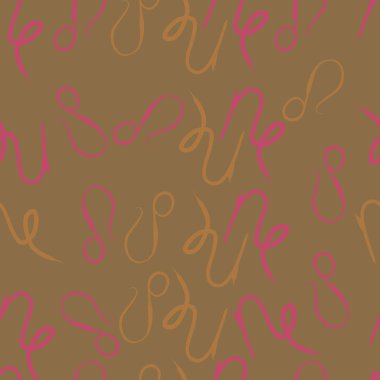 Soyut basit burç süslerinin kusursuz deseni