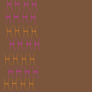 desen arka plan, burçlar ile soyut vektör desen 