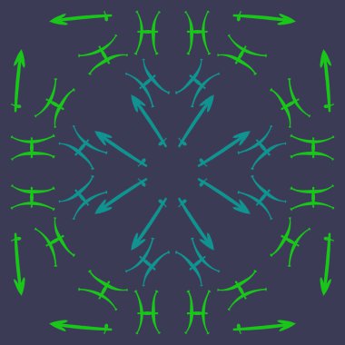 Zodiac Signs Dikişsiz desen. Vektör Illustration