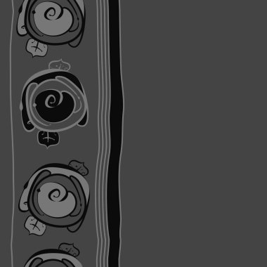 Soyut basit güllerin kusursuz deseni