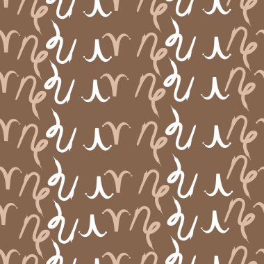 Soyut basit burç süslerinin kusursuz deseni