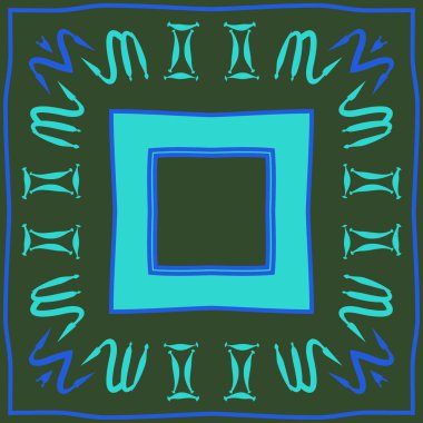 burç işaretleri ile geometrik desen, vektör illüstrasyon 