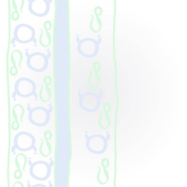 Burç burçları ile dikişsiz soyut desen, Boğa ve Aslan burçları vektör illüstrasyon 