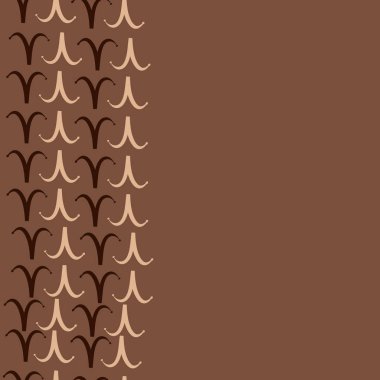 Soyut basit süsleme Dikişsiz desen