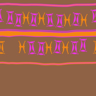 Zodiac Signs Dikişsiz desen-balık, ikizler. Vektör Illustration