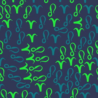 Soyut basit zodyak süsleme Dikişsiz desen