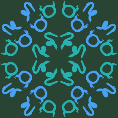 farklı sembollerle kesintisiz vektör arka planı