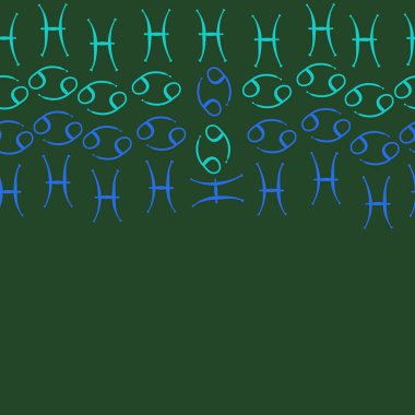 Soyut basit burçların kusursuz deseni 