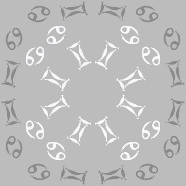 Soyut basit zodyak süsleme Dikişsiz desen