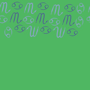 desen arka plan, Burç işaretleri ile vektör deseni 