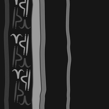 Soyut basit zodyak süsleme Dikişsiz desen