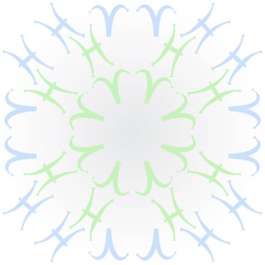 Soyut basit çiçek süsünün dikişsiz deseni