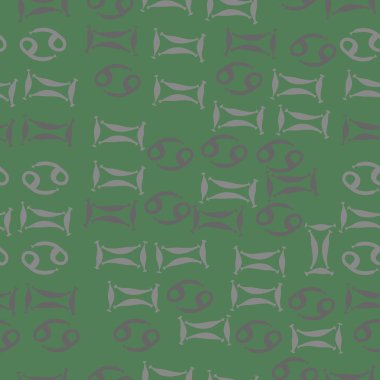 Soyut basit zodyak süsleme Dikişsiz desen