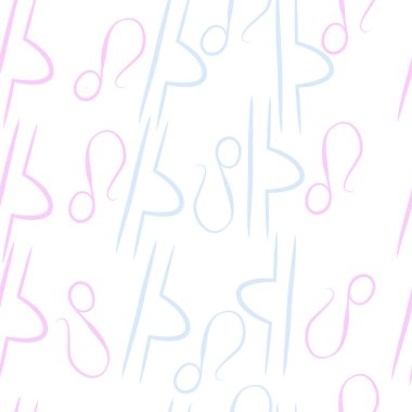 Soyut basit zodyak süsleme Dikişsiz desen