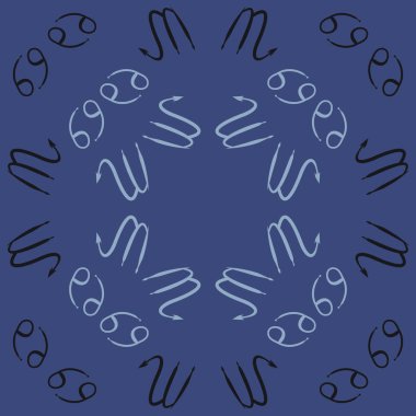 süs arka plan, soyut vektör deseni