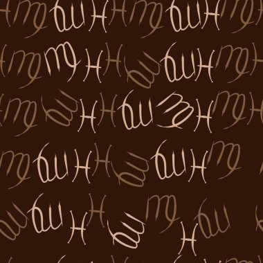 desen arka plan, Zodiac Signs 