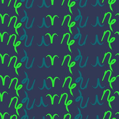 Soyut basit burç süslerinin kusursuz deseni