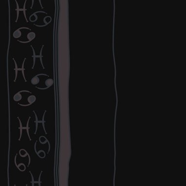 Soyut basit zodyak süsleme Dikişsiz desen