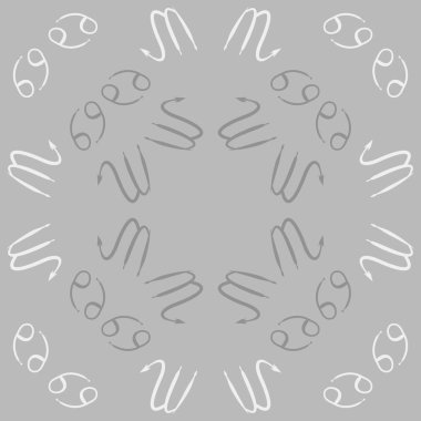 süs arka plan, soyut vektör deseni